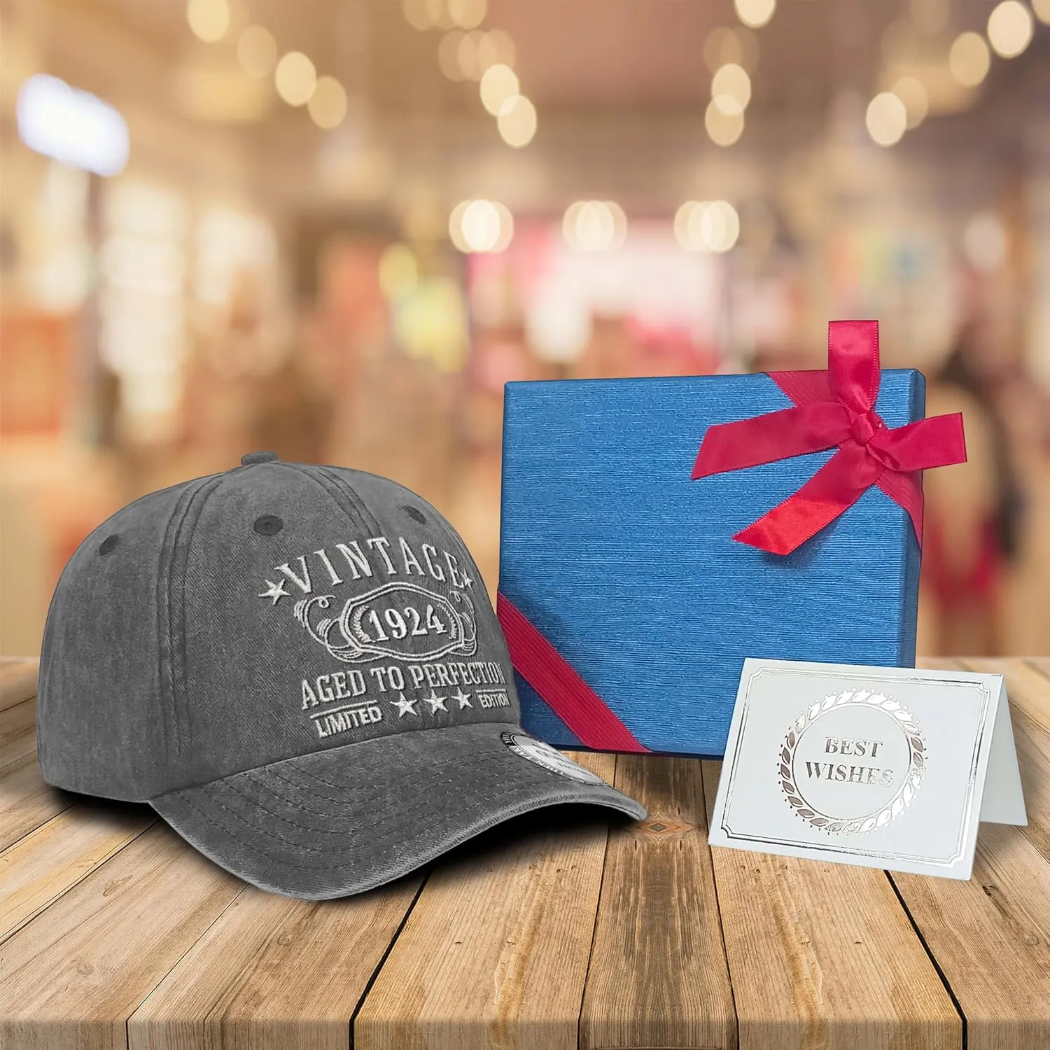 1924-1995 Birthday Gifts for Men Women,Personalized 30th-100th Birthday Ideas Gift,Parents Vintage Hat,