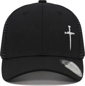 Christian Hats for Men Women,Jesus 3 Nail Cross Hat Christian Religious Gifts for Birthday/Christmas