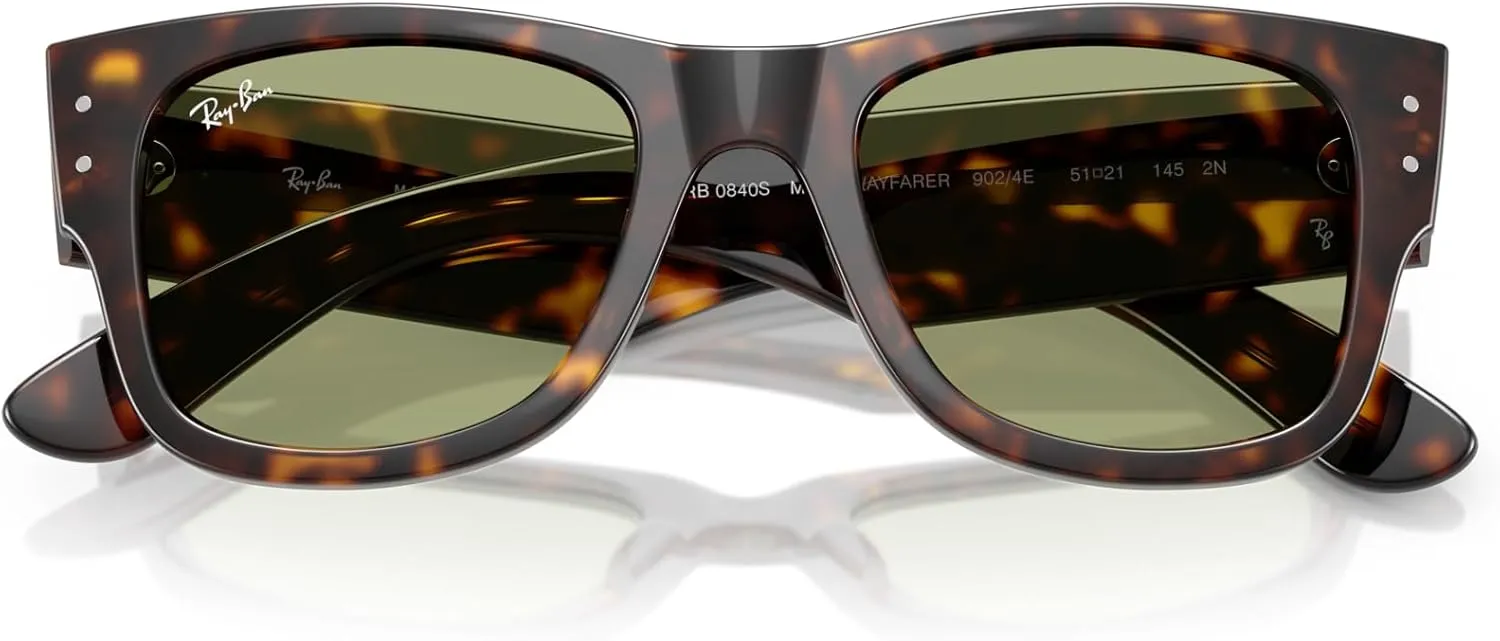 Ray-Ban RB0840s Mega Wayfarer Square Sunglasses