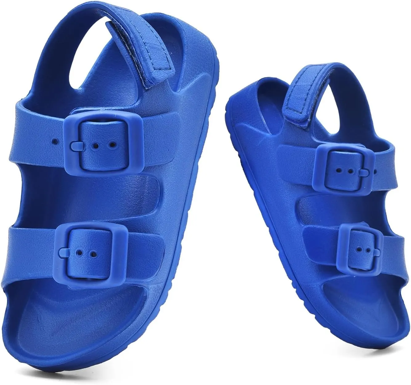 Toddler Unisex Adjustable Buckle Sandals ?C Comfortable Open Toe Beach & Pool Shoes for Boys & Girls with Back Strap