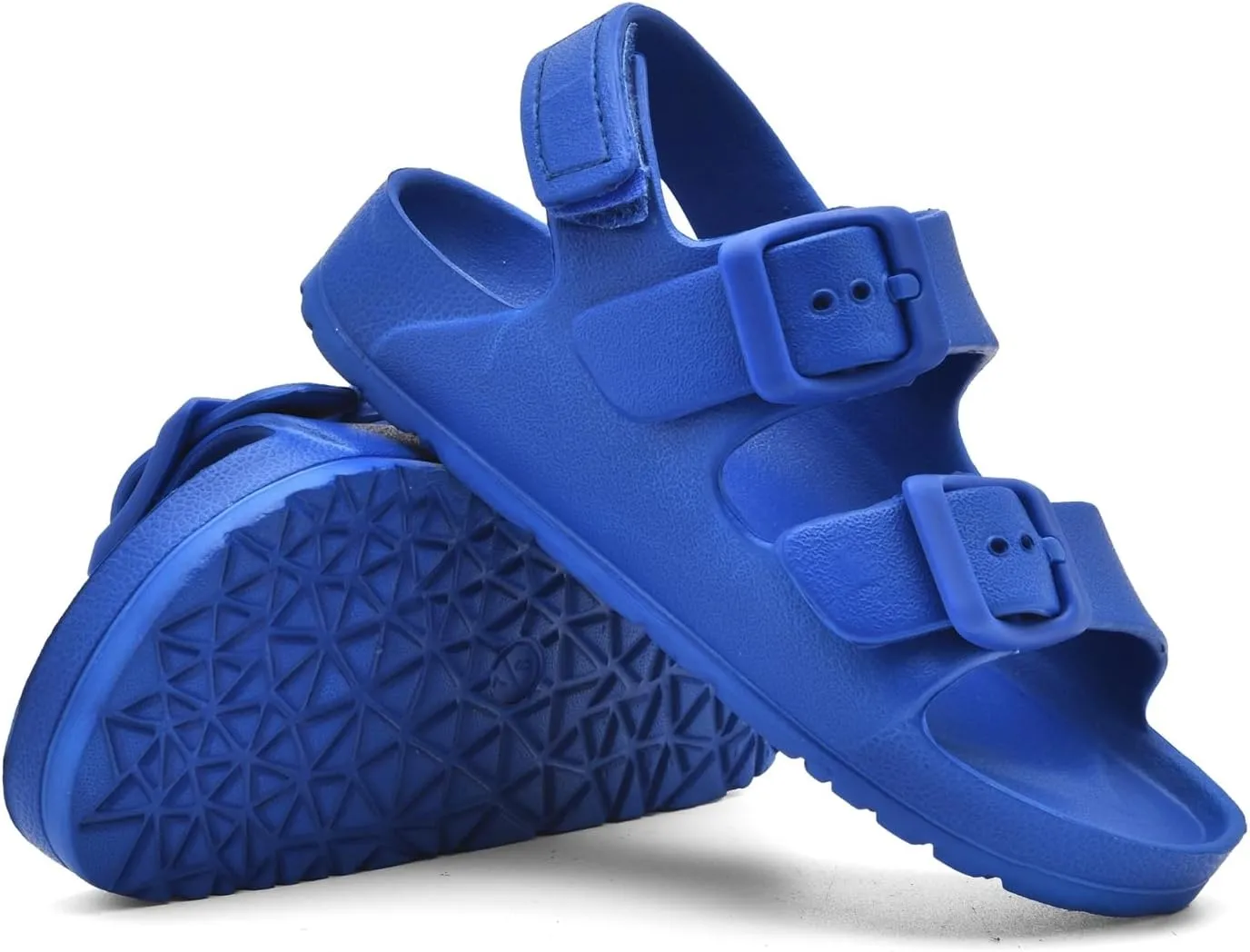Toddler Unisex Adjustable Buckle Sandals ?C Comfortable Open Toe Beach & Pool Shoes for Boys & Girls with Back Strap